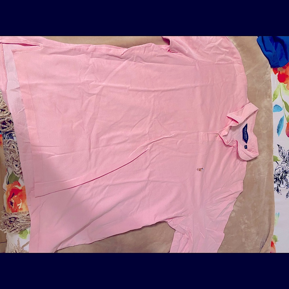 Men’s Pink Polo Golf Shirt XXL